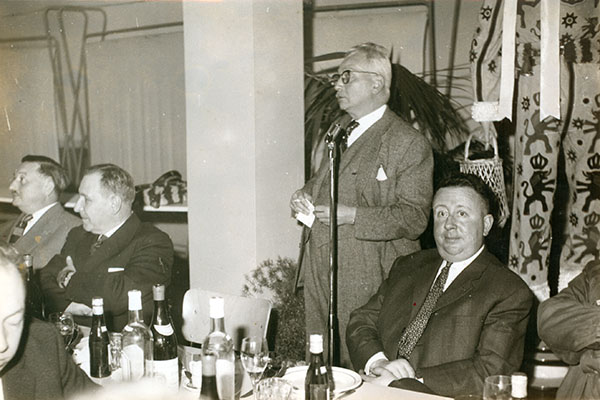 Fernand Clarat - Discours lors du banquet des 75 ans de la société en 1961